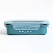 Large兒童餐盒【莫蘭迪】-美國kangovou小袋鼠不鏽鋼安全餐具