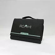 ROOMMI 40W太陽能電板+多功能行動電源供應器│小電寶 霧面黑