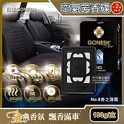 (2盒超值組) 日本GONESH-室內汽車座椅凝膠精油芳香大碟(No.8春之薄霧) 180g/盒(內附雙面膠1入) 大碟180g*2盒