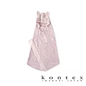 【日本愛媛 KONTEX】今治厚感兔耳連帽浴巾 (粉色) | 鈴木太太公司貨