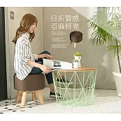 IDEA-日式圓形實木椅凳
