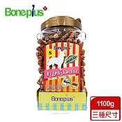 【Bone Plus】起司動能雙頭潔牙骨桶裝1100G(多種尺寸) S