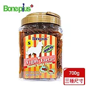 【Bone Plus】起司螺旋六星潔牙棒小桶裝600G(多種尺寸) L