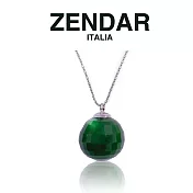 【ZENDAR】頂級北美碧玉角度珠12mm墜鍊 (Z6001)