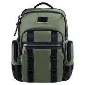 TUMI ALPHA BRAVO NATHAN系列15吋筆電多夾層後背包 軍綠