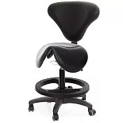GXG 立體泡棉 小馬鞍加椅背 工作椅 (塑膠踏圈/防刮輪) TW-81T8 EXK 請備註規格