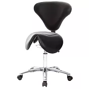 GXG 立體泡棉 小馬鞍加椅背 工作椅 (寬鋁腳+防刮輪) TW-81T8 LU1X 請備註規格