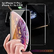 膜皇 For iPhone 11 Pro / X / Xs 5.8吋 3D 滿版鋼化玻璃保護貼