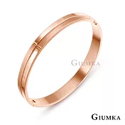 GIUMKA情侶手環白鋼 簡約男女情人手環 單個價格 MB00075 玫金色寬版男款｜單一尺寸