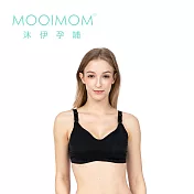 MOOIMOM 沐伊孕哺 超柔軟無痕哺乳內衣 - 黑L