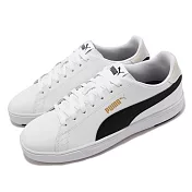 Puma 休閒鞋 Serve Pro Lite 板鞋 男女鞋 緩震 皮革 街頭風 經典 支撐 情侶鞋 白 黑 374902-08 26cm WHITE/BLACK