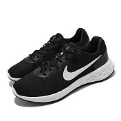 Nike 慢跑鞋 Revolution 6 NN 運動 男鞋 輕量 透氣 舒適 避震 路跑 健身 黑 白 DC3728-003 27.5cm BLACK/WHITE