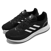 adidas 慢跑鞋 Runfalcon 2 運動 女鞋 海外限定 愛迪達 透氣 避震 路跑 黑 白 FY5946 26cm BLACK/WHITE