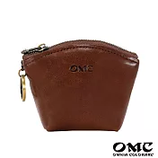 【OMC】義大利植鞣革小元寶牛皮零錢包