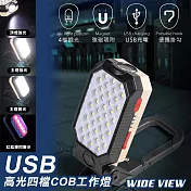 【WIDE VIEW】USB高光四檔COB工作燈(W599B)