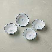 安達窯 - 繁體字系列 - 祝福層層碟 - 4件組(禮盒裝) - 發財喜樂