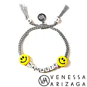 Venessa Arizaga NAMASTE 笑臉銀色手鍊
