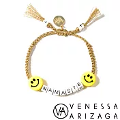 Venessa Arizaga NAMASTE 笑臉金色手鍊