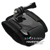 GoPro 固定式 高彈力舒壓手腕帶 臂帶 for HERO 小蟻 DJI SJCAM