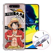 東映授權正版 航海王 三星Samsung Galaxy A80 透明空壓殼(封鎖魯夫)