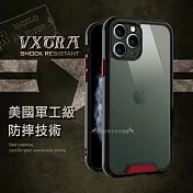 VXTRA美國軍工級防摔技術 iPhone 11 Pro Max 6.5吋 鏡頭全包覆 氣囊保護殼 手機殼(戰甲黑)