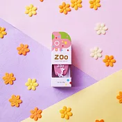【ZOO ㄖㄨˋ】拋棄式兒童指甲油｜糖糖馬卡龍系列 | #11 頑皮長頸鹿（糖果亮片粉蜜橘）