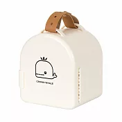 IDEA-輕便繽紛兒童手提收納箱 白色