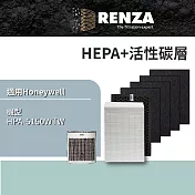 適用 Honeywell HPA-5150WTW HRF-R1 APP1AP 抗敏HEPA活性碳 空氣清淨機 一年份