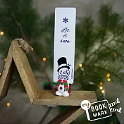 myBookmark手工書籤 愛閱讀的雪人先生