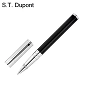 【S.T.Dupont 都彭】GOLDSMITH系列黑桿銀夾鋼珠筆(262201)
