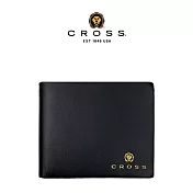 【CROSS】臺灣總經銷 限量2折 頂級小牛皮4卡1零錢袋皮夾 洛非諾系列 全新專櫃展示品 (黑色 贈禮盒提袋)