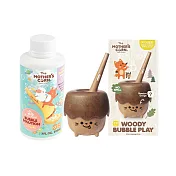 韓國【Mother’s Corn】 小木森林 兒童泡泡玩具+ 超多泡泡補充罐 200ml