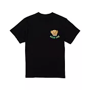 【kuroi-T】Guide Dog | 公益純棉中性短T S  黑色