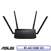 ASUS華碩 RT-AC1200 V2 AC1200 四天線雙頻無線 WIFI 路由器