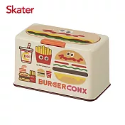 Skater 口罩收納盒成人款-漢堡