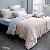 英國Abelia《暖暖春風》雙人天絲木漿纖維四件式兩用被床包組