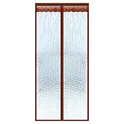 【EZlife】EVA防冷氣外洩防蚊魔術貼門簾- 水立方咖啡