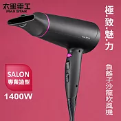 【太星電工】MAX STAR 負離子沙龍吹風機(1400W) HNS1400