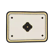 復古皮革防水防油花紋餐墊(1入) 金黑理花