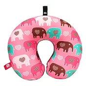 《DQ&CO》Neck 緩衝顆粒護頸枕 | 午睡枕 飛機枕 旅行枕 護頸枕 U型枕 - 愛心象