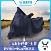 【風之守護】銀河科技全功能機車罩(銀色) 無