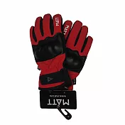 MATT西班牙 PRIMALOFT保暖GTX防水 可觸控手套 S 紅色