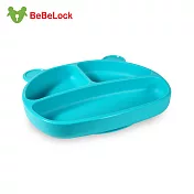 BeBeLock 幼兒矽膠餐盤-綠