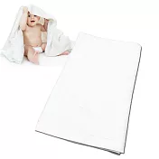 【花季】 純品良織-SPA專用純棉厚織舒柔純白毛巾被935g/條x1件組