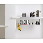 【U】RHOMBUS - 吊櫃置物架L 白色