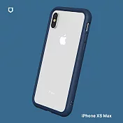 犀牛盾 iPhone XS Max CrashGuard NX模組化防摔邊框殼- 海軍藍