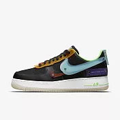 Nike Air Force 1 07 Lv8 [DO7085-011] 男女 休閒鞋 經典 AF1 夜光 電競 黑 27.5cm 黑/綠