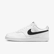 Nike Court Vision Lo NN [DH2987-101] 男 休閒鞋 經典 復古 皮革 環保理念 白黑 27cm 白/黑