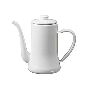 原廠正品【日本月兔印】Slim經典系 日製細口琺瑯手沖壺-1.2L- 典雅白