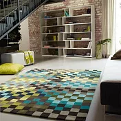 德國Esprit home 春天綠格紋地毯-70X140cm (ESP2834-03)